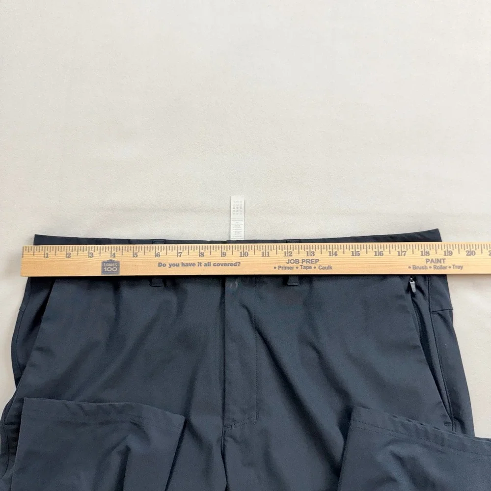 CRZ‎ YOGA Mens Golf Pants 36W Gray Technical Stretch Trousers Lightweight 1699